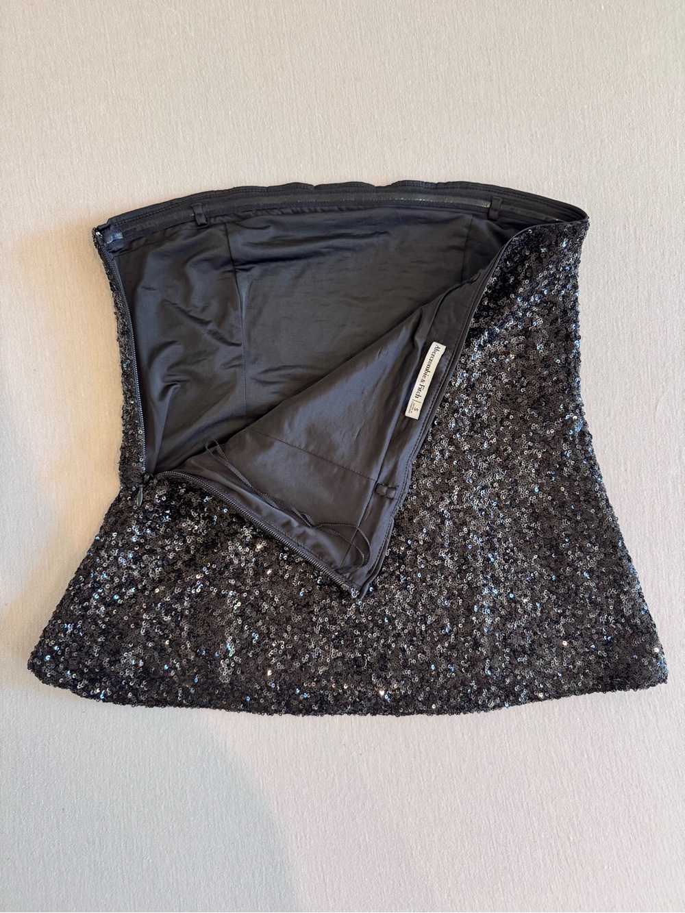 Abercrombie & Fitch Black Sequin Strapless Tube Top - Picture 4 of 7